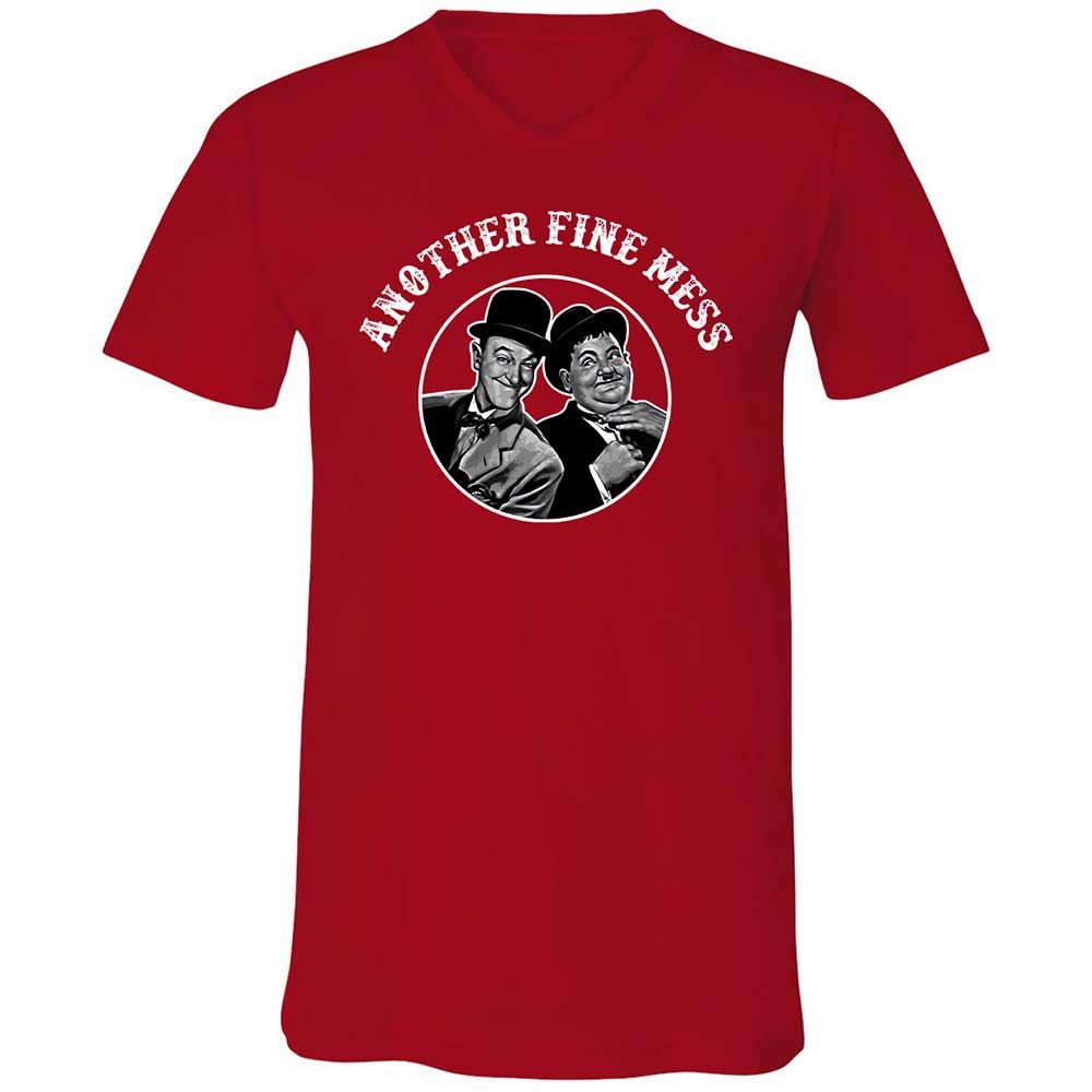 Unisex V-Neck T-Shirt - 8UYGAG2G - Red - 6