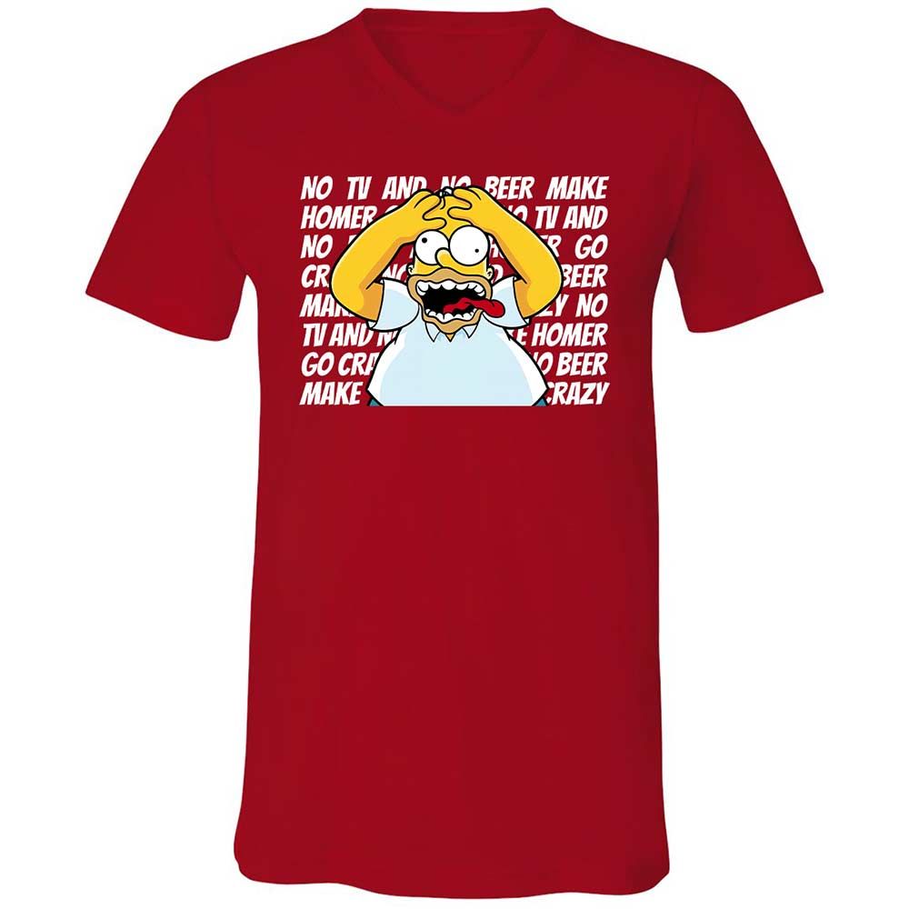 No TV and No Beer Make Homer Go Crazy - Red - 6