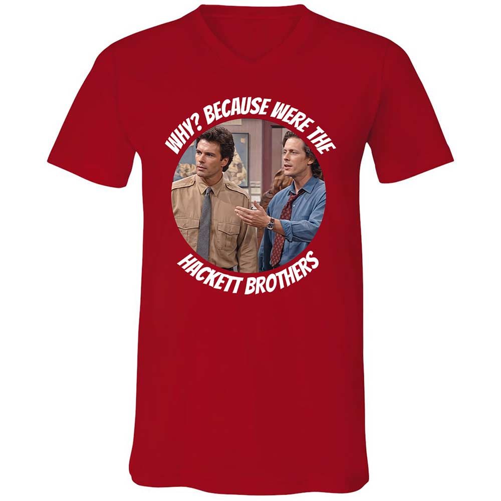 Unisex V-Neck T-Shirt - 1LP18TTS - Red - 6