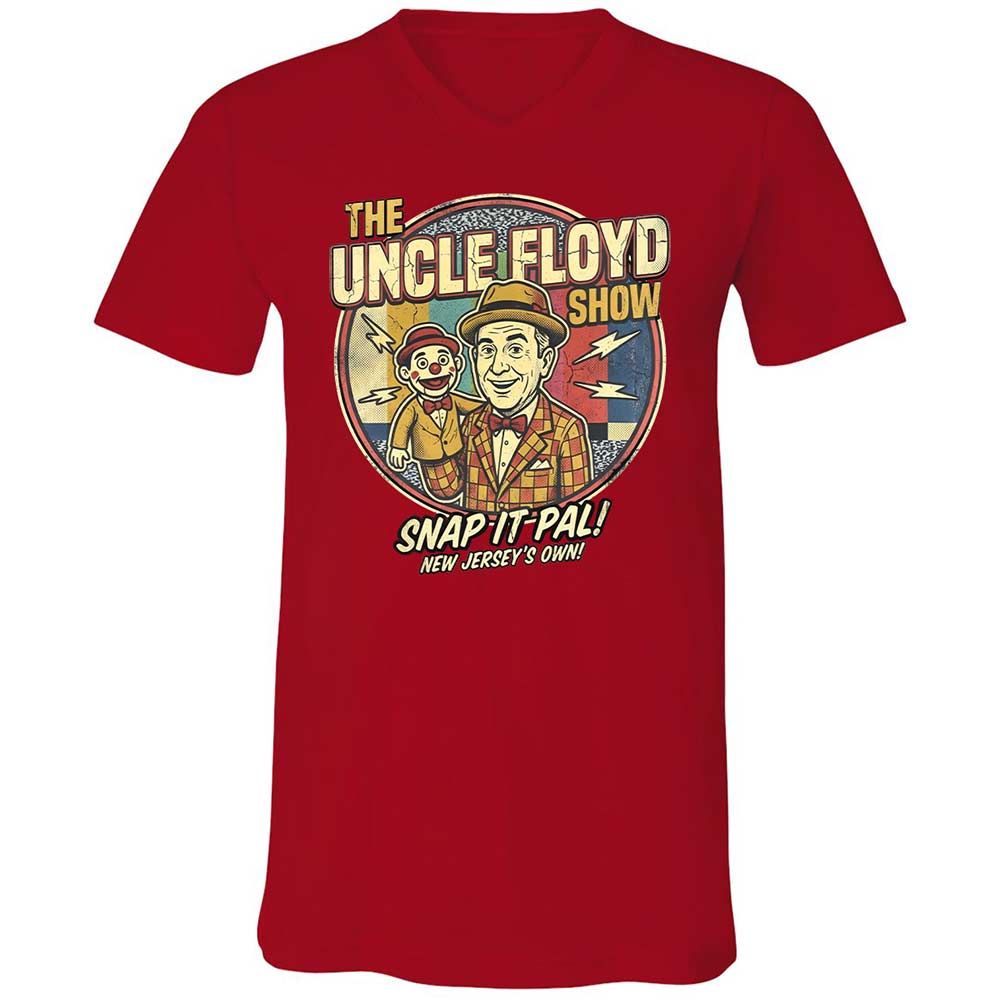 Unisex V-Neck T-Shirt - KGSH9SMS - Red - 6