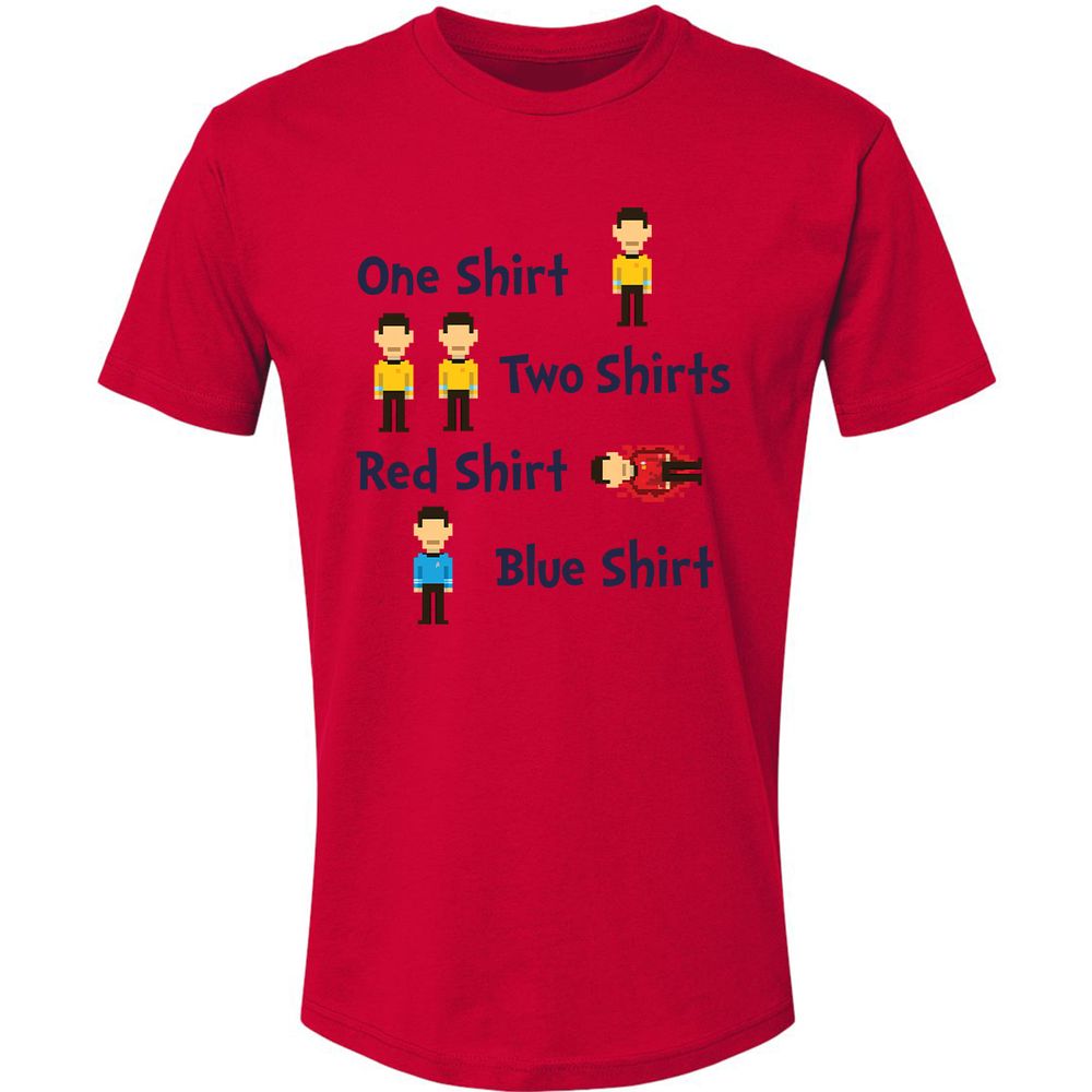 Red Shirt, Blue Shirt - Red - 6