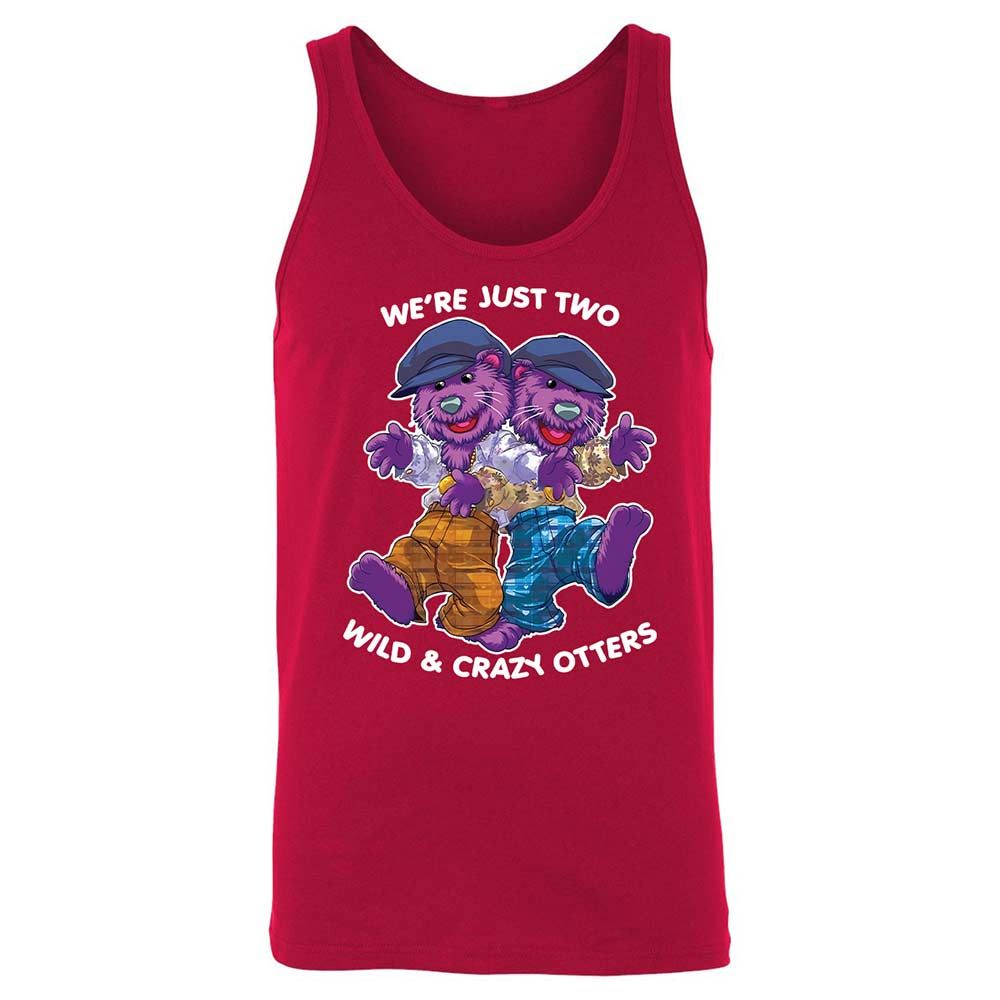 Two wild & crazy otters - Red - 6
