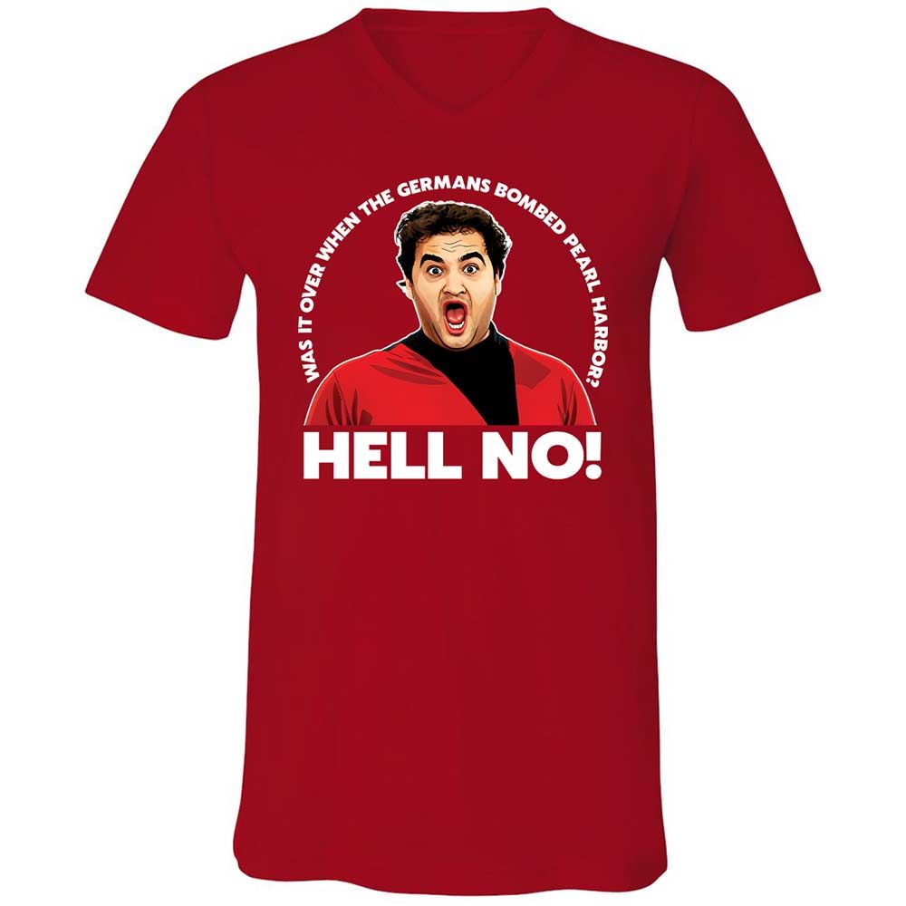 Unisex V-Neck T-Shirt - 76HWAPHS - Red - 6