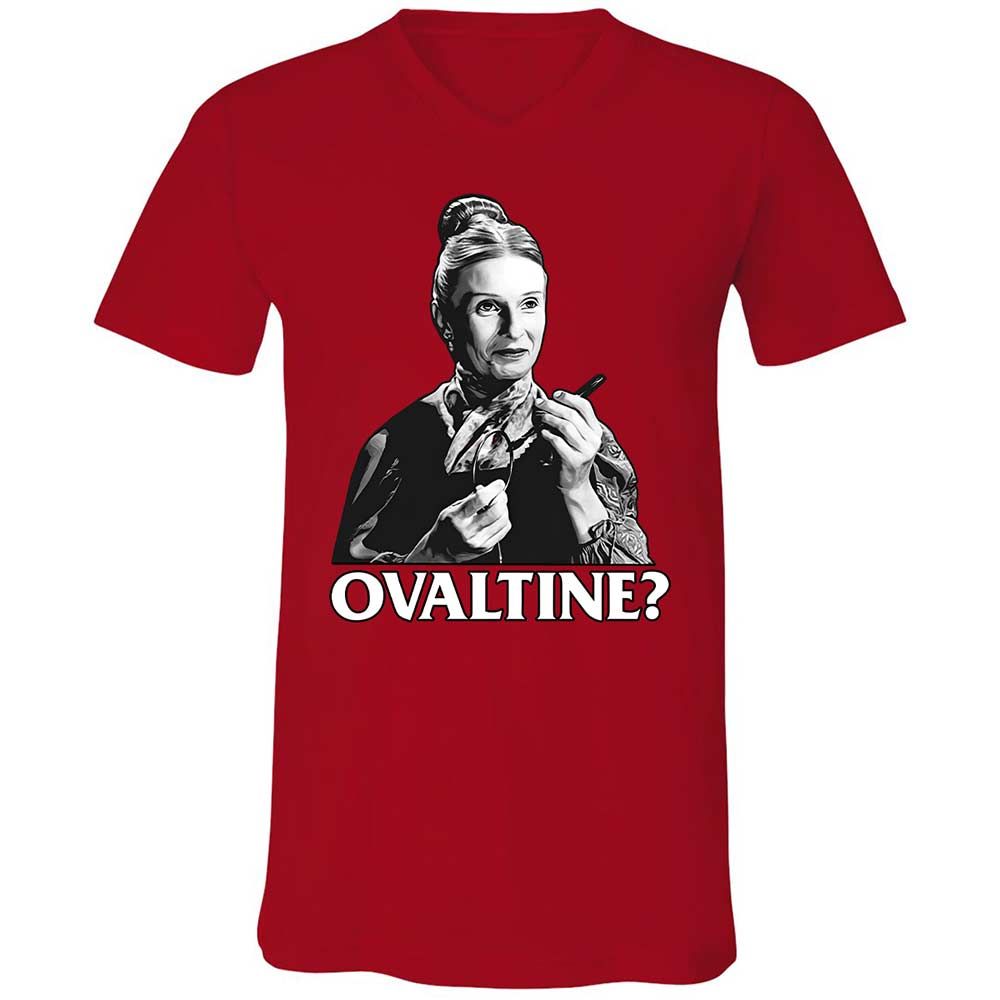 Unisex V-Neck T-Shirt - TSAKD8X9 - Red - 6