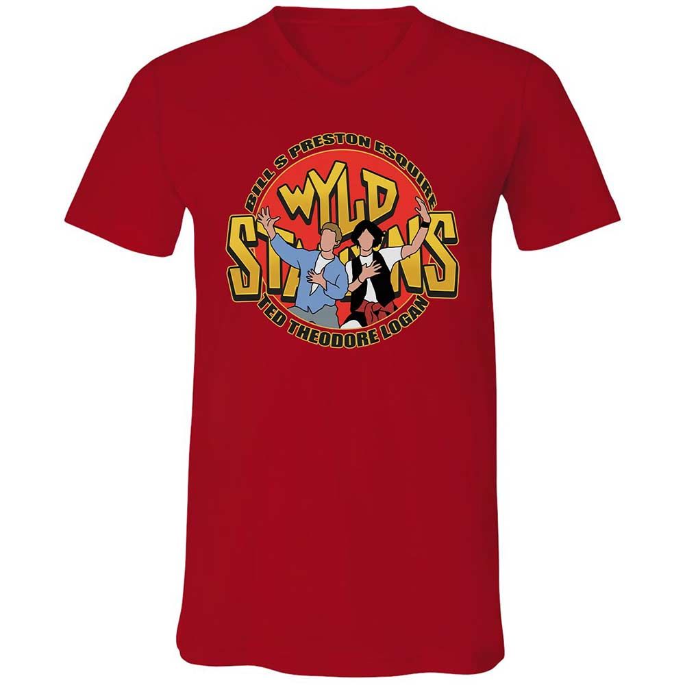 Unisex V-Neck T-Shirt - FB1J95J3 - Red - 6