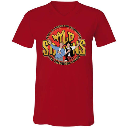 Unisex V-Neck T-Shirt - FB1J95J3 - Red - 6