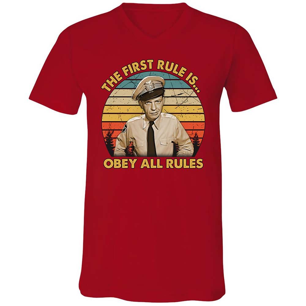Unisex V-Neck T-Shirt - DD1F3U1Z - Red - 6