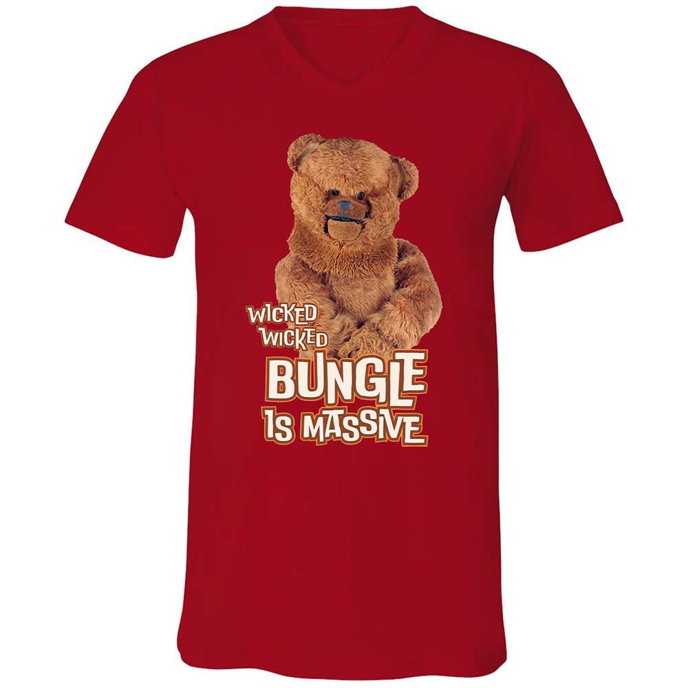 Unisex V-Neck T-Shirt - W3X7QGEV - Red - 6