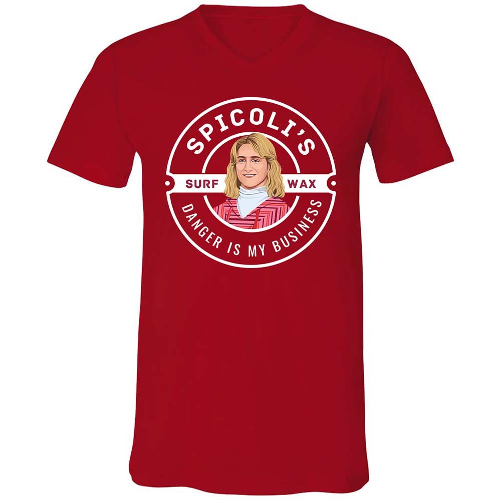 Unisex V-Neck T-Shirt - P8MGEWTS - Red - 6