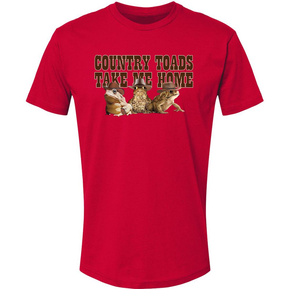 Country Toads Take Me Home - Red - 6