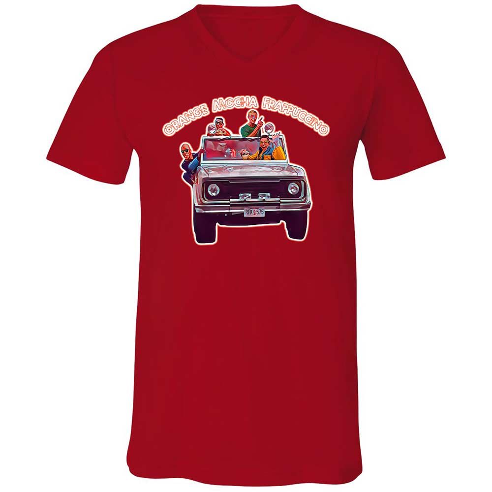 Unisex V-Neck T-Shirt - N4HQE1B5 - Red - 6