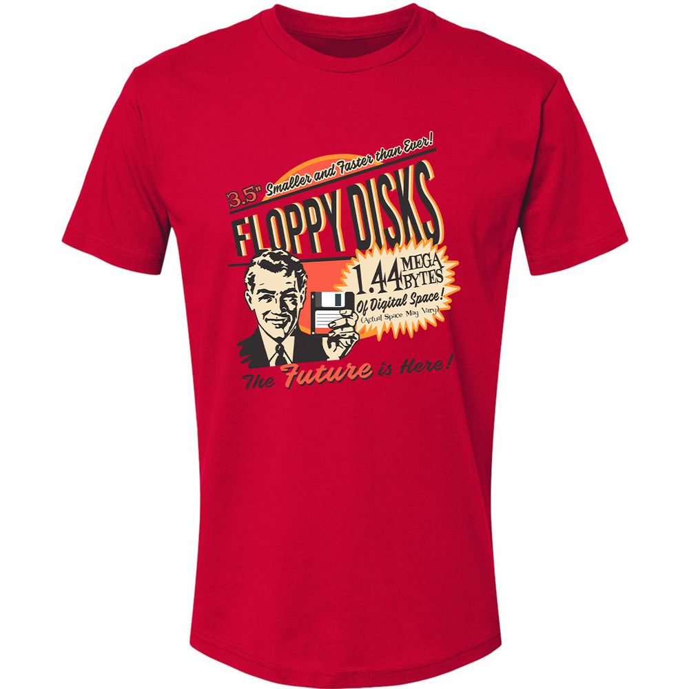 Floppy Disk Retro - Red - 6