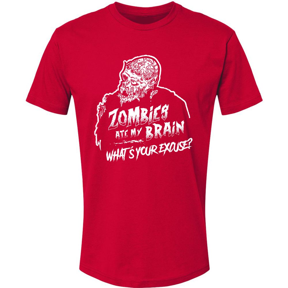 Zombies Ate My Brain - Red - 6
