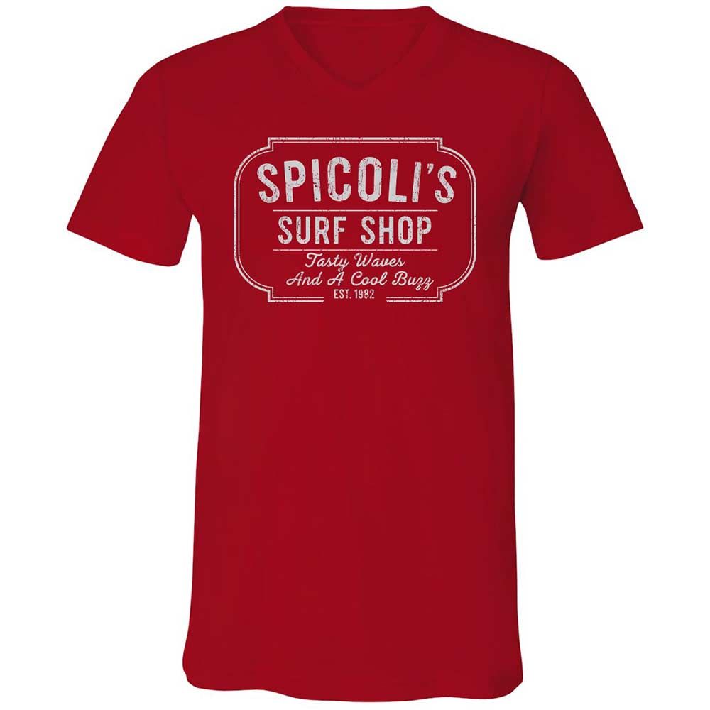 Unisex V-Neck T-Shirt - MDQA8RS1 - Red - 6