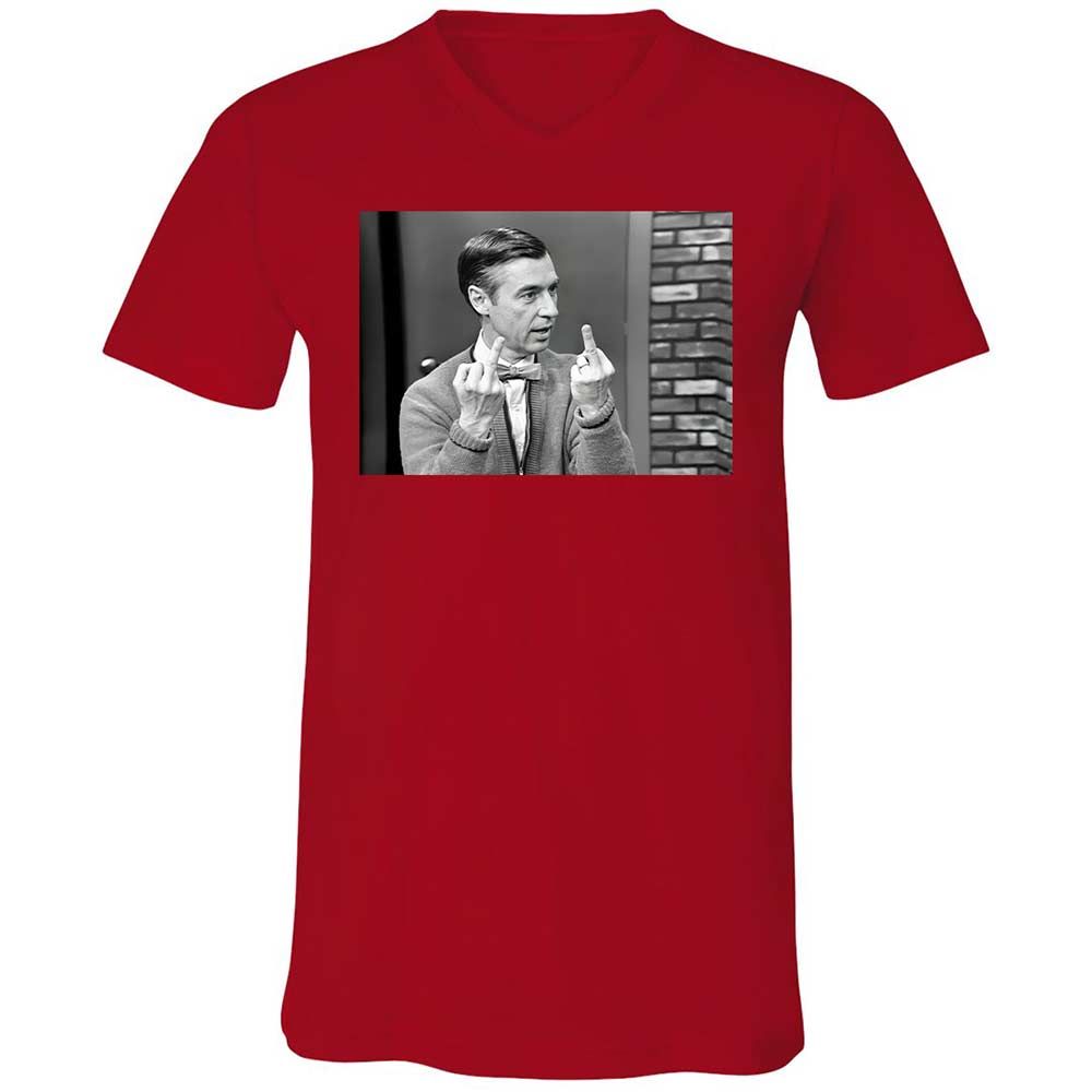 Unisex V-Neck T-Shirt - 2Y5HJG7Z - Red - 6