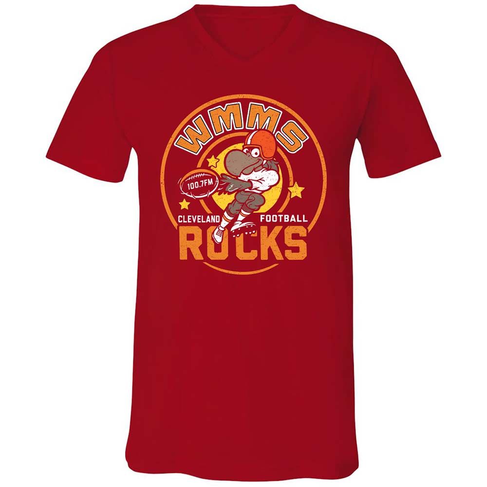 Unisex V-Neck T-Shirt - 2EJG4RFE - Red - 6