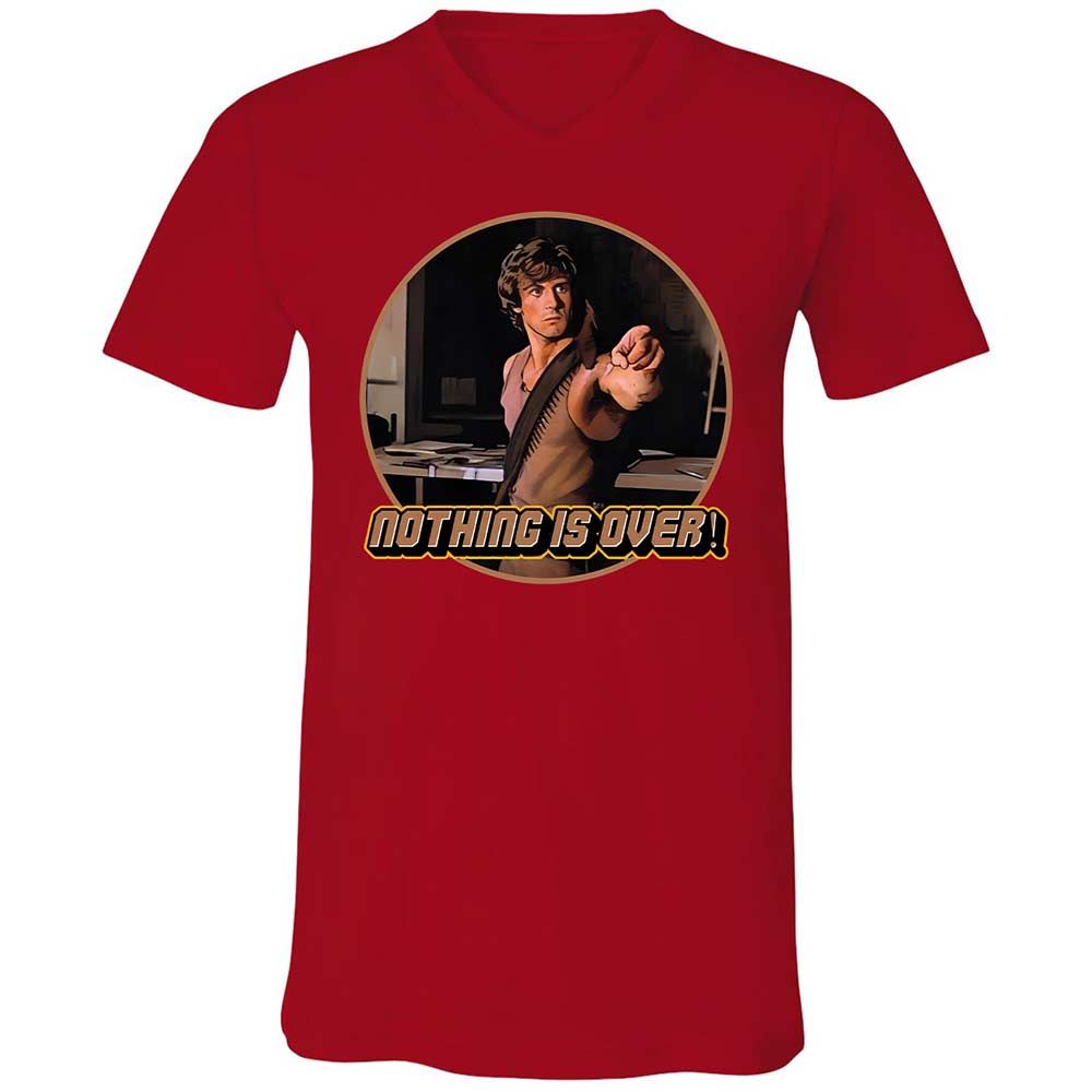 Unisex V-Neck T-Shirt - MSABL1HT - Red - 6