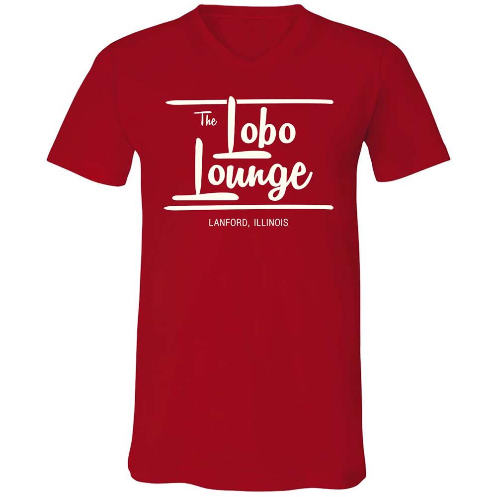 Unisex V-Neck T-Shirt - 6RTNLUAR - Red - 6