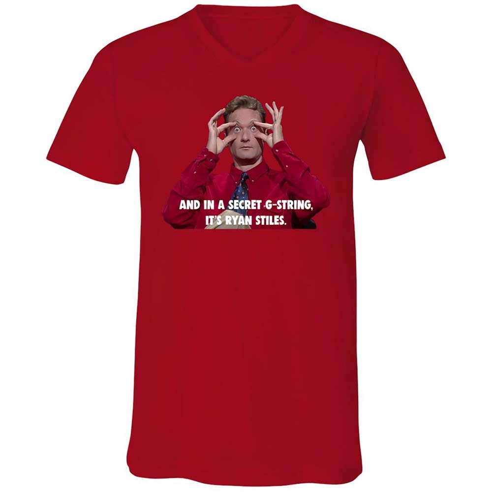 Unisex V-Neck T-Shirt - JV2RWEA5 - Red - 6