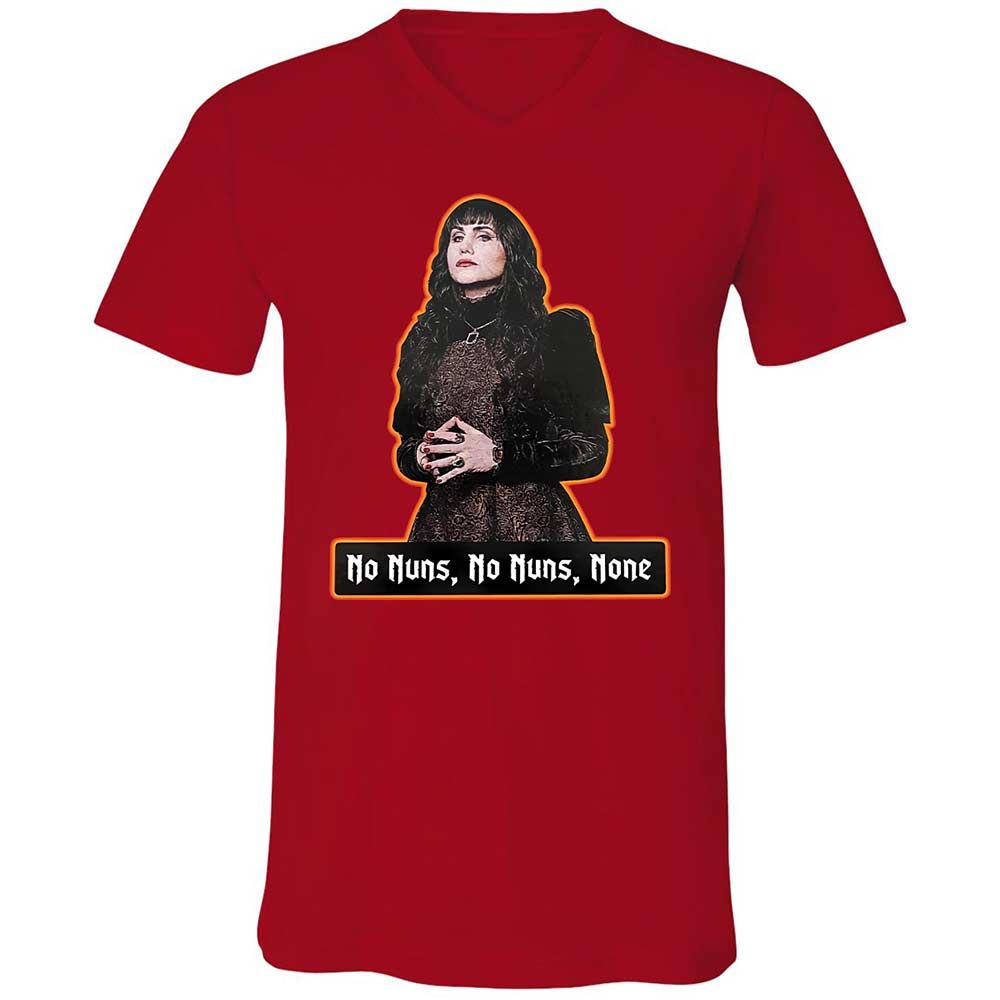 Unisex V-Neck T-Shirt - YUBD1BYZ - Red - 6