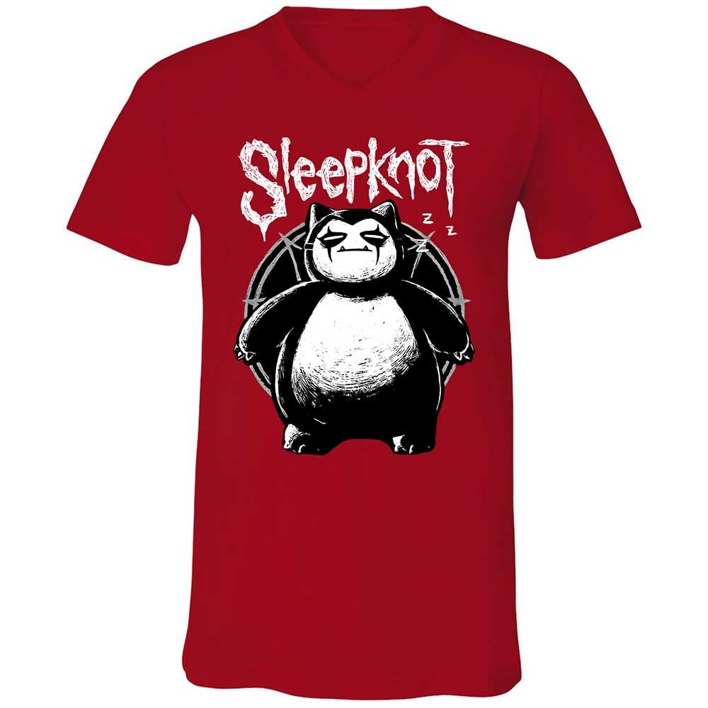Unisex V-Neck T-Shirt - GTAAJ3J8 - Red - 6