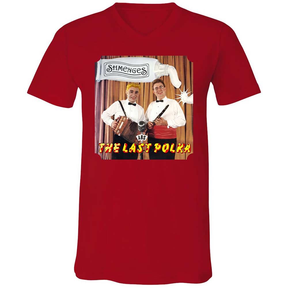 Unisex V-Neck T-Shirt - 4AV3ANL2 - Red - 6