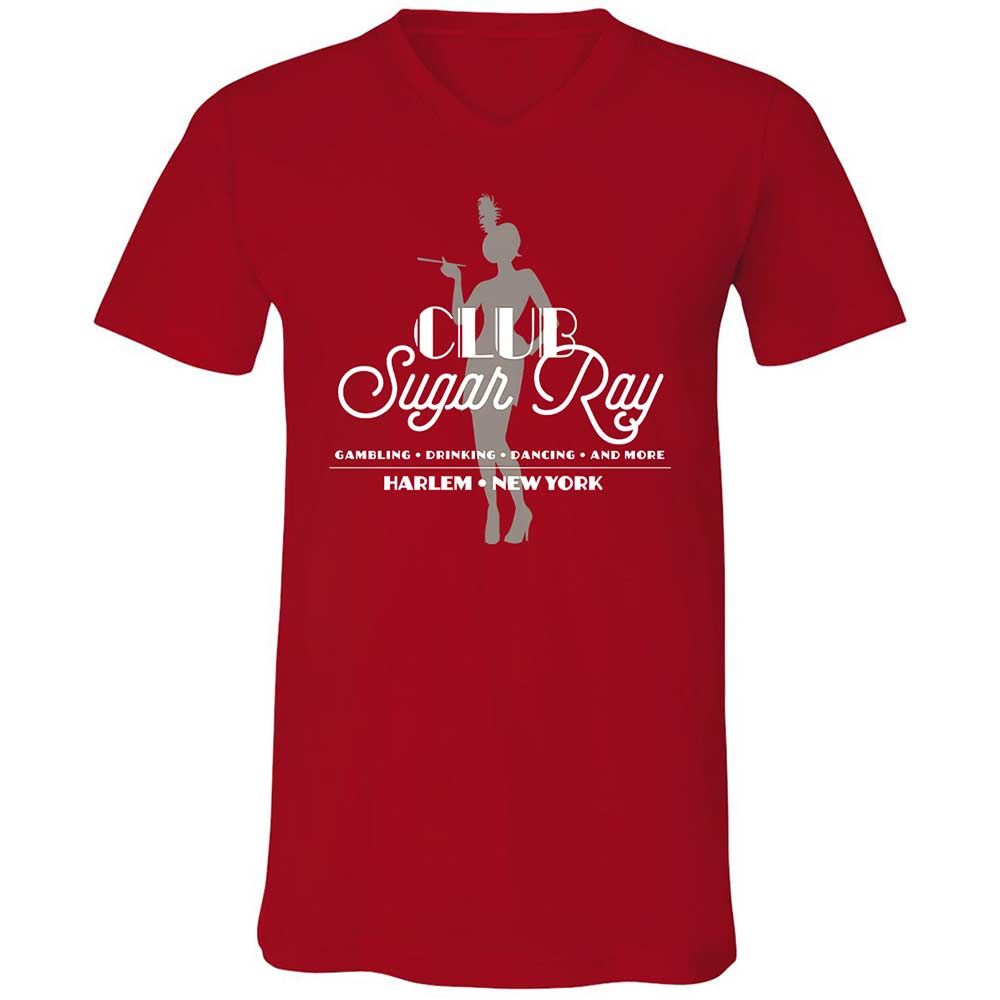 Unisex V-Neck T-Shirt - 6AY31V8V - Red - 6