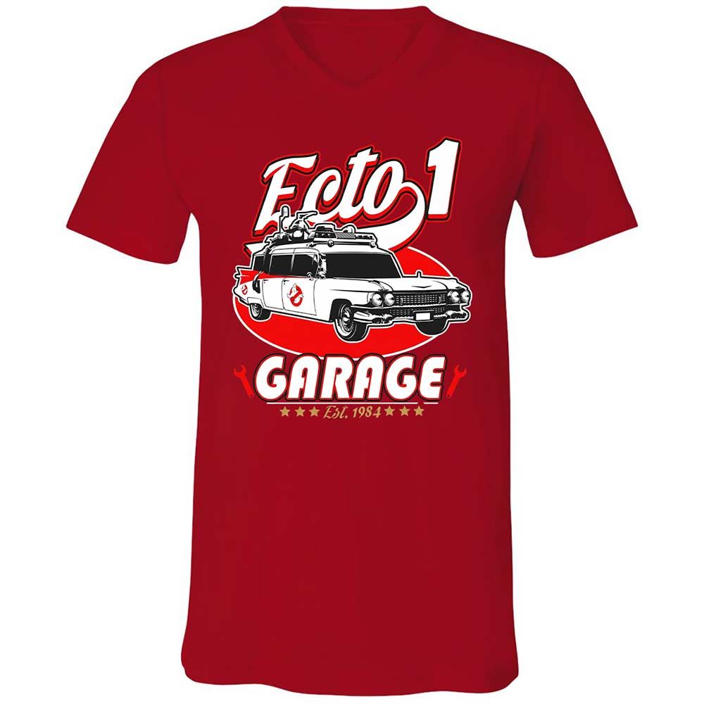 Unisex V-Neck T-Shirt - W8P63K7P - Red - 6