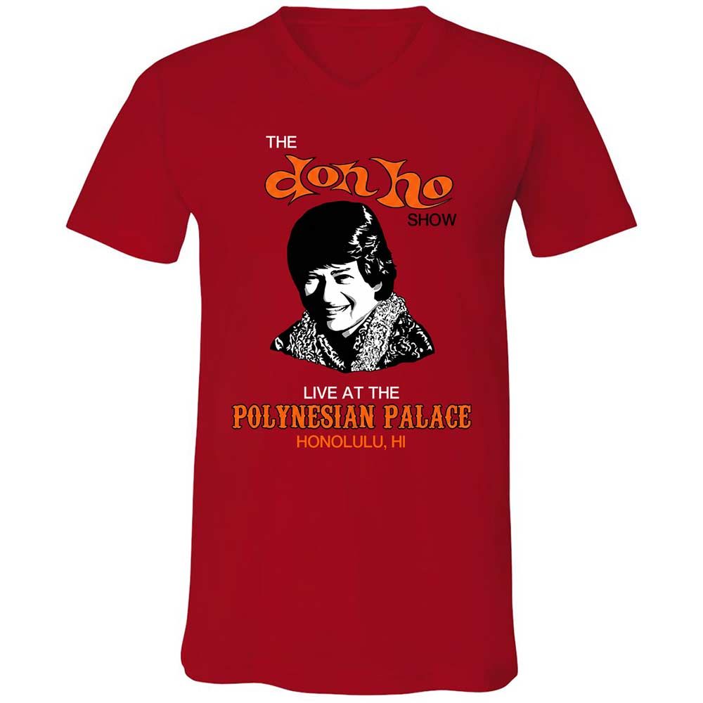 Unisex V-Neck T-Shirt - 2CNFZ68G - Red - 6
