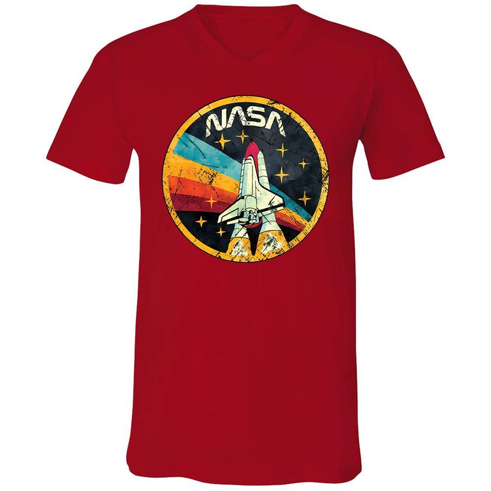USA Space Agency Vintage Colors - Red - 6