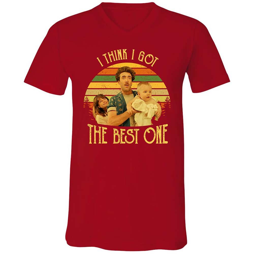 Unisex V-Neck T-Shirt - U8265BWB - Red - 6