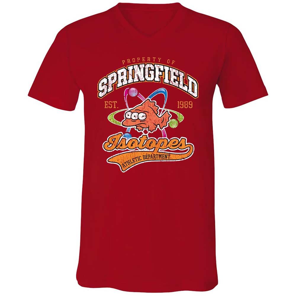 Unisex V-Neck T-Shirt - HCF3Z8G8 - Red - 6
