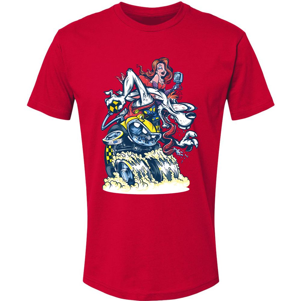 Premium Unisex T-Shirt - 53LLK2HV - Red - 6