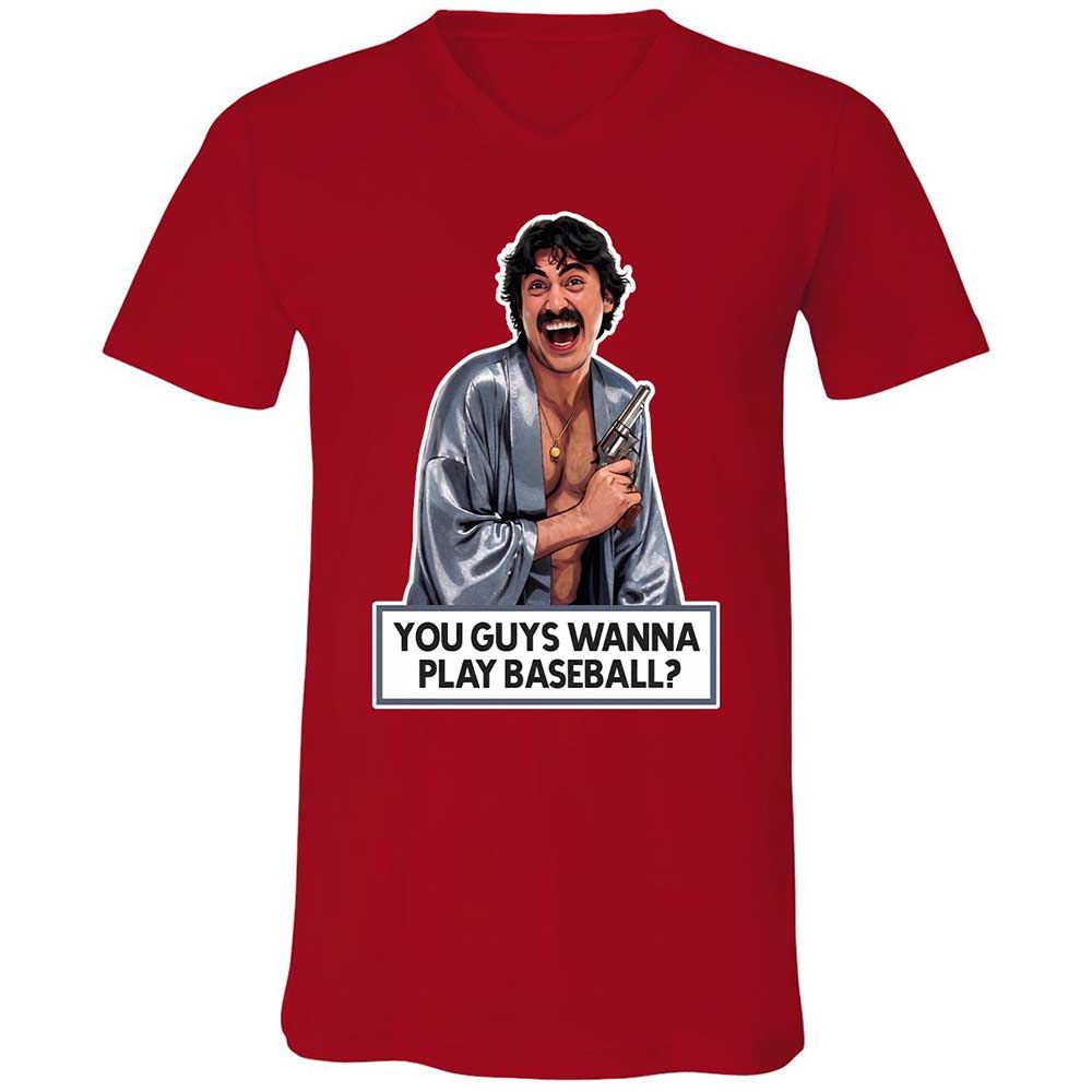 Unisex V-Neck T-Shirt - 66FJ7ARY - Red - 6
