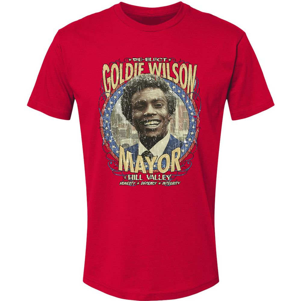 Re-Elect Mayor Goldie Wilson - Red - 6