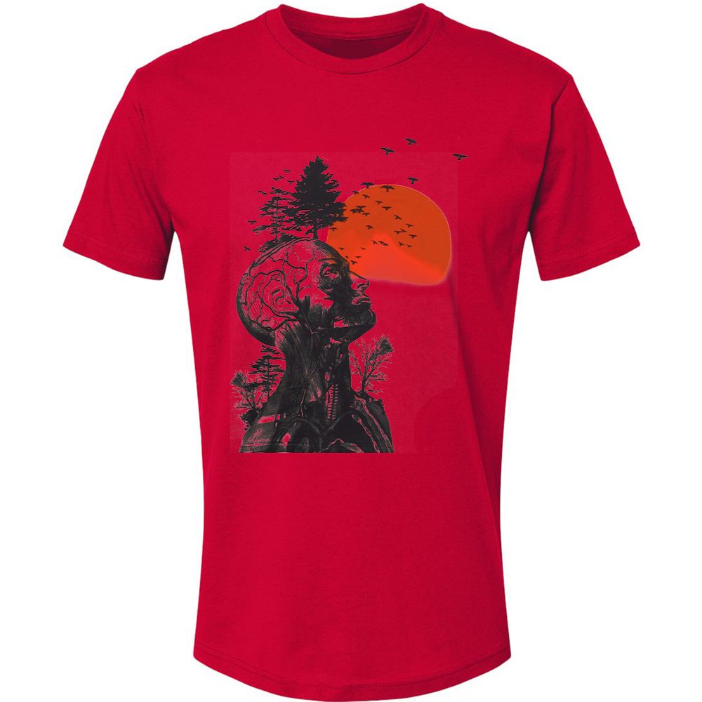 Premium Unisex T-Shirt - 1EX178QX - Red - 6