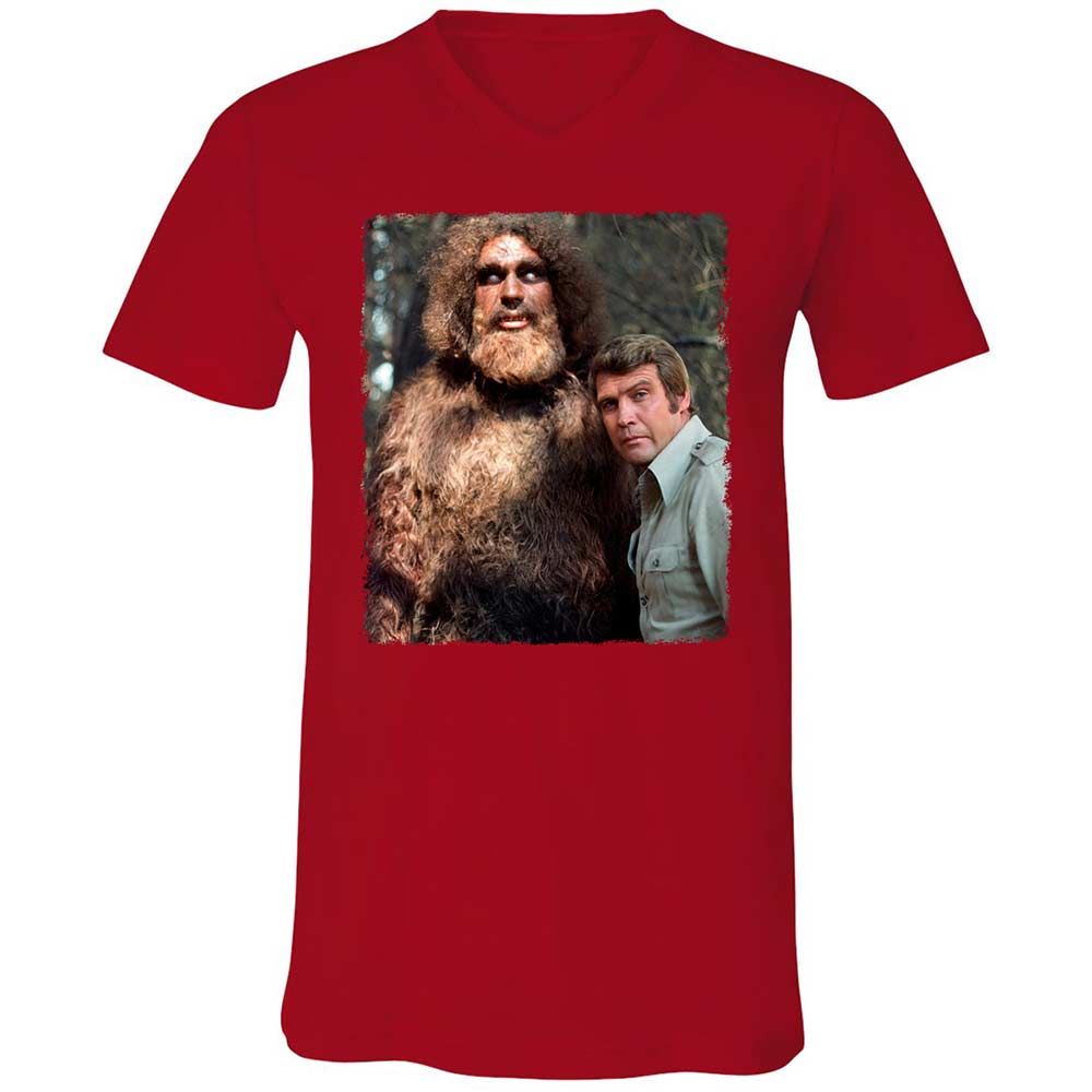 Unisex V-Neck T-Shirt - R6M96SYA - Red - 6