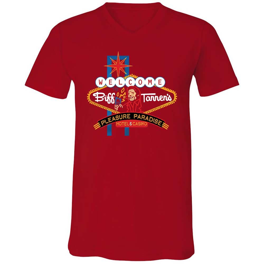 Unisex V-Neck T-Shirt - 65NG5M7V - Red - 6