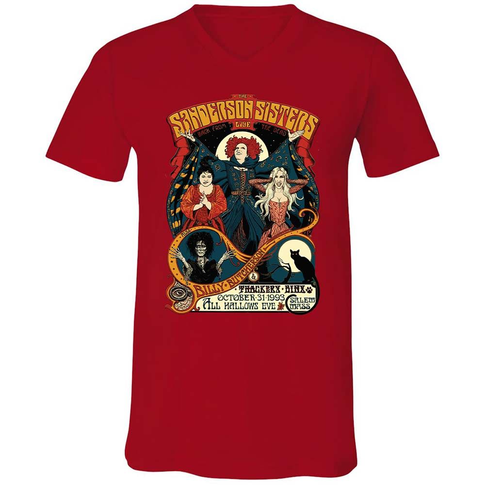 Unisex V-Neck T-Shirt - PWE938TY - Red - 6