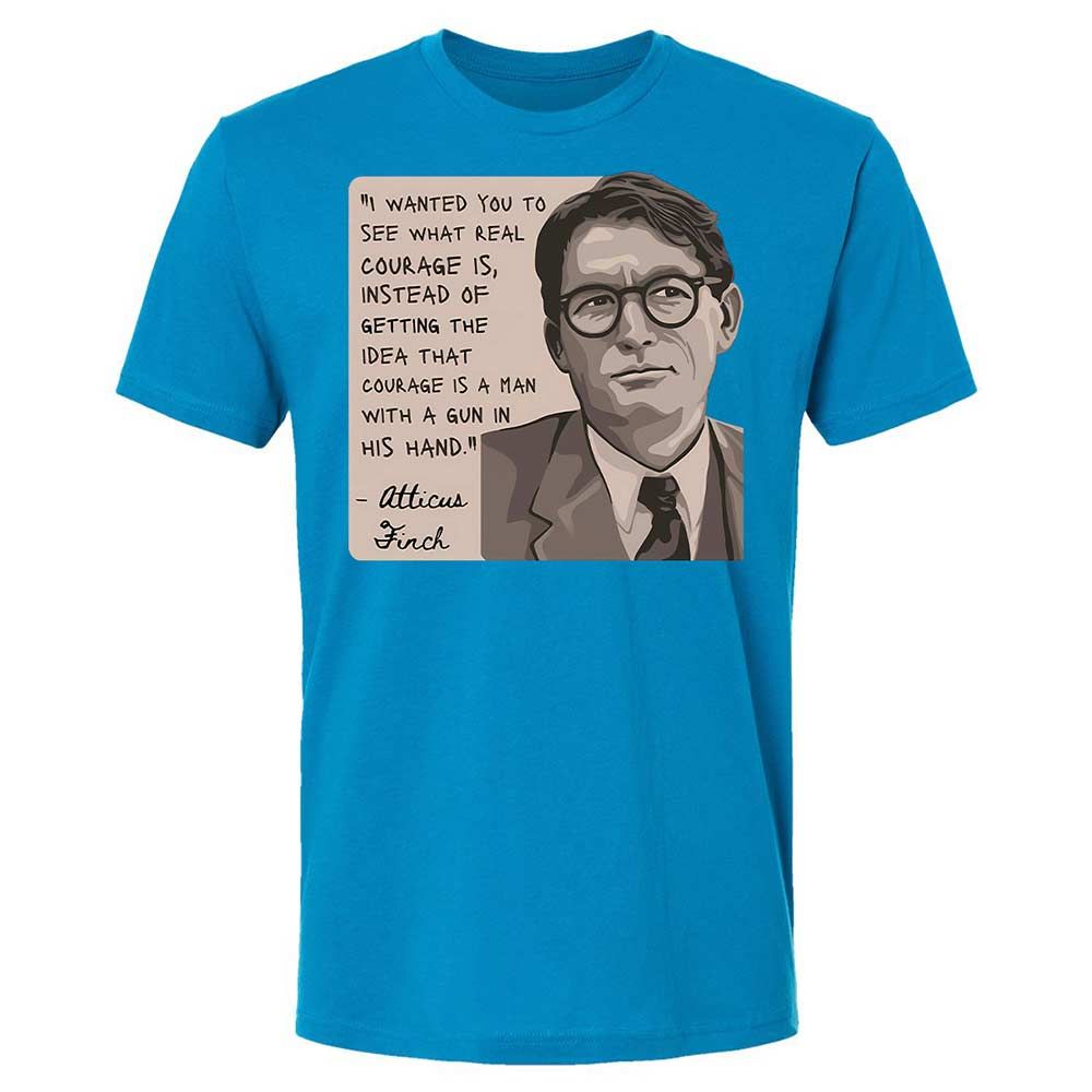 Real Courage Quote - Turquoise - 6