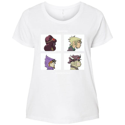 Ladies Curvy Jersey - 4PDUQK5Q - White - 6