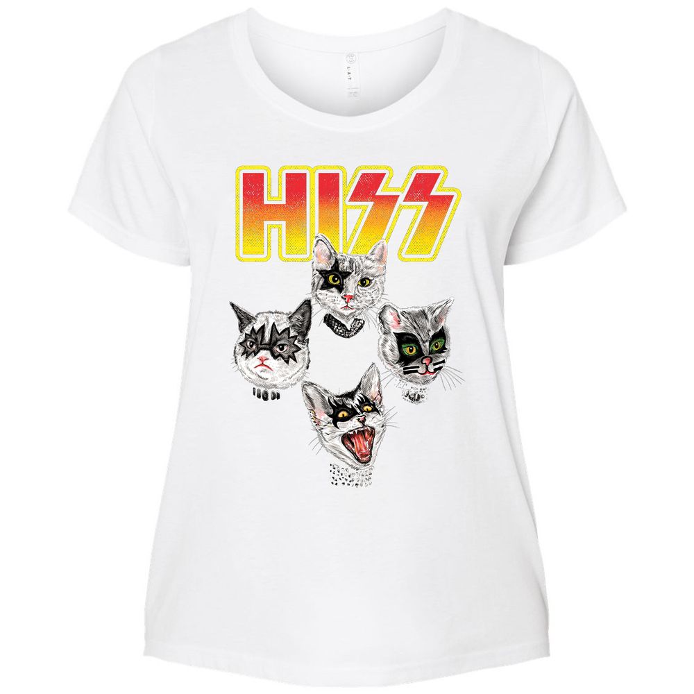 Ladies Curvy Jersey - 6ZE2TH1E - White - 6