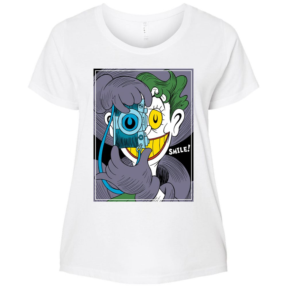 Ladies Curvy Jersey - BG2E6E6Y - White - 6