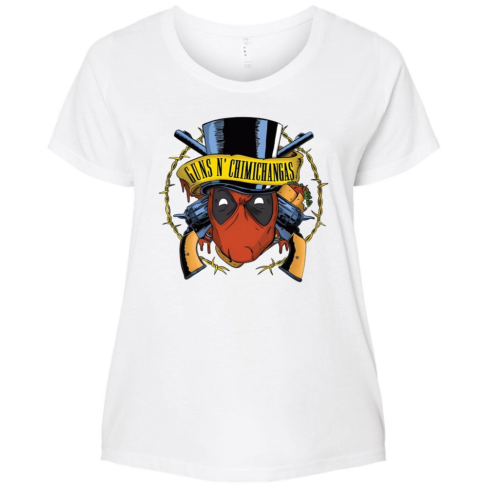 Ladies Curvy Jersey - YQV3Y9JP - White - 6