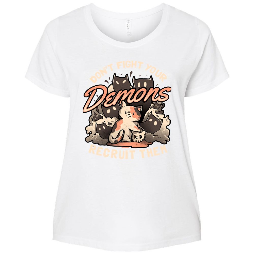 Ladies Curvy Jersey - 9EFK9DJH - White - 6