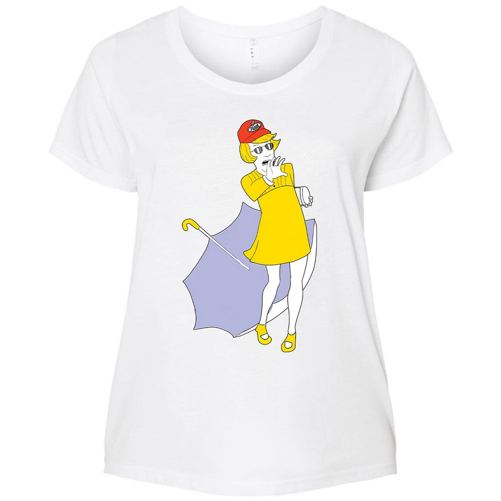 Ladies Curvy Jersey - EYHYGK1H - White - 6