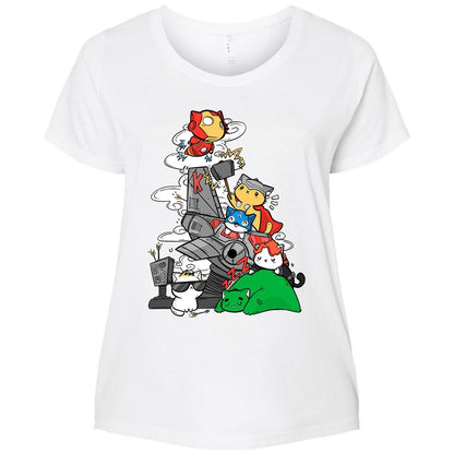 Ladies Curvy Jersey - PY578XQG - White - 6