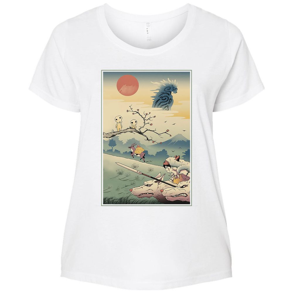 Ladies Curvy Jersey - QG4HWF9M - White - 6