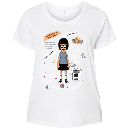 Ladies Curvy Jersey - YAVWR4SB - White - 6