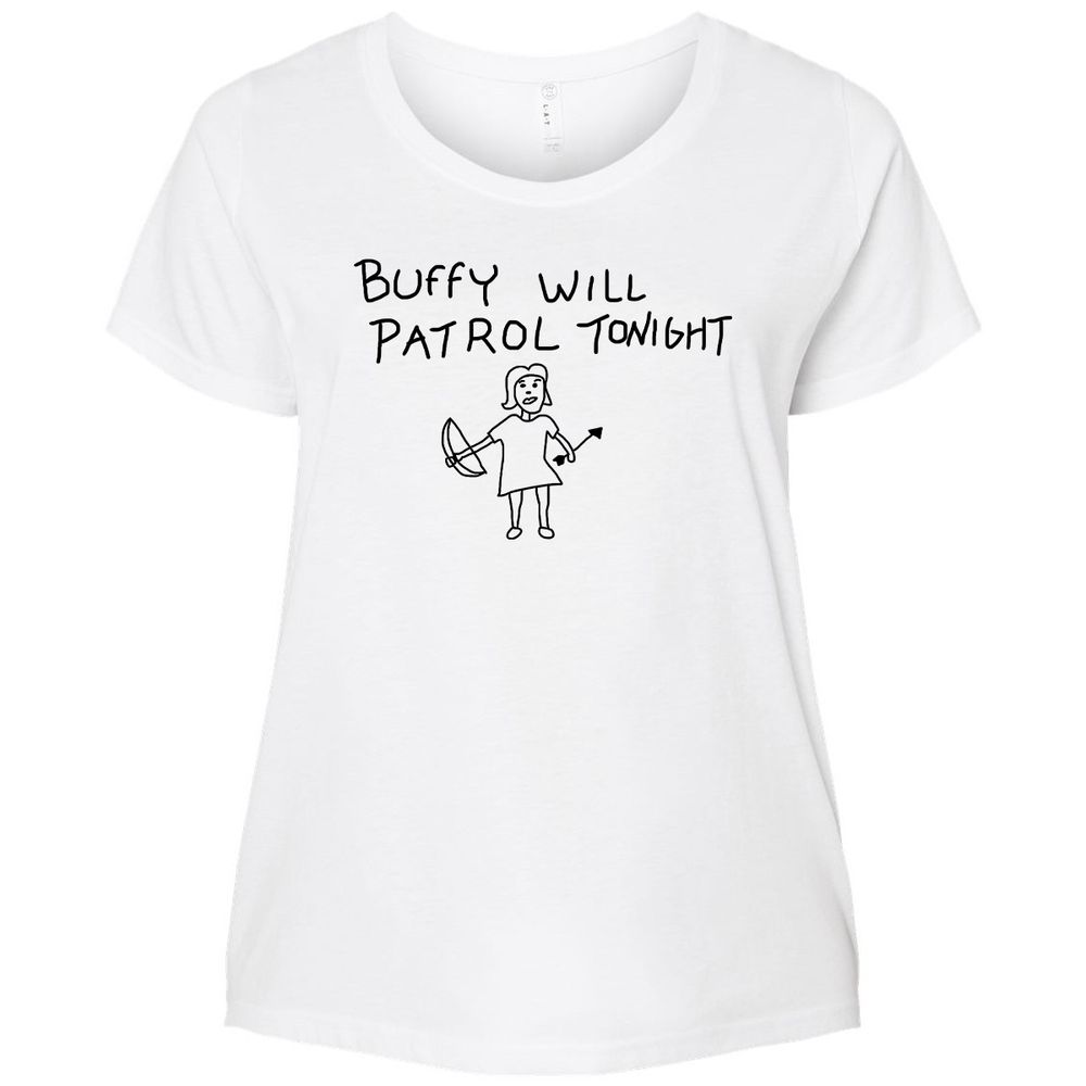 Ladies Curvy Jersey - Z6NQAJSH - White - 6